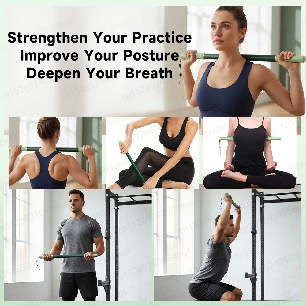 Yoga Stick for Stretching Relaxation Tool Roller Hunchback Corrector Open Back Standing Training Stick for Fitness accessories