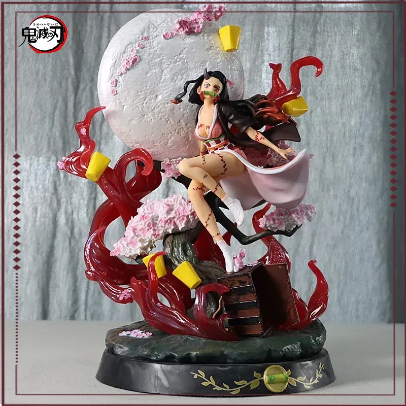 

31cm Demon Slayer Anime Figures Kamado Nezuko Action Figurine Collectible Model Kids Doll Desk Decorat Statue Christmas Gifts
