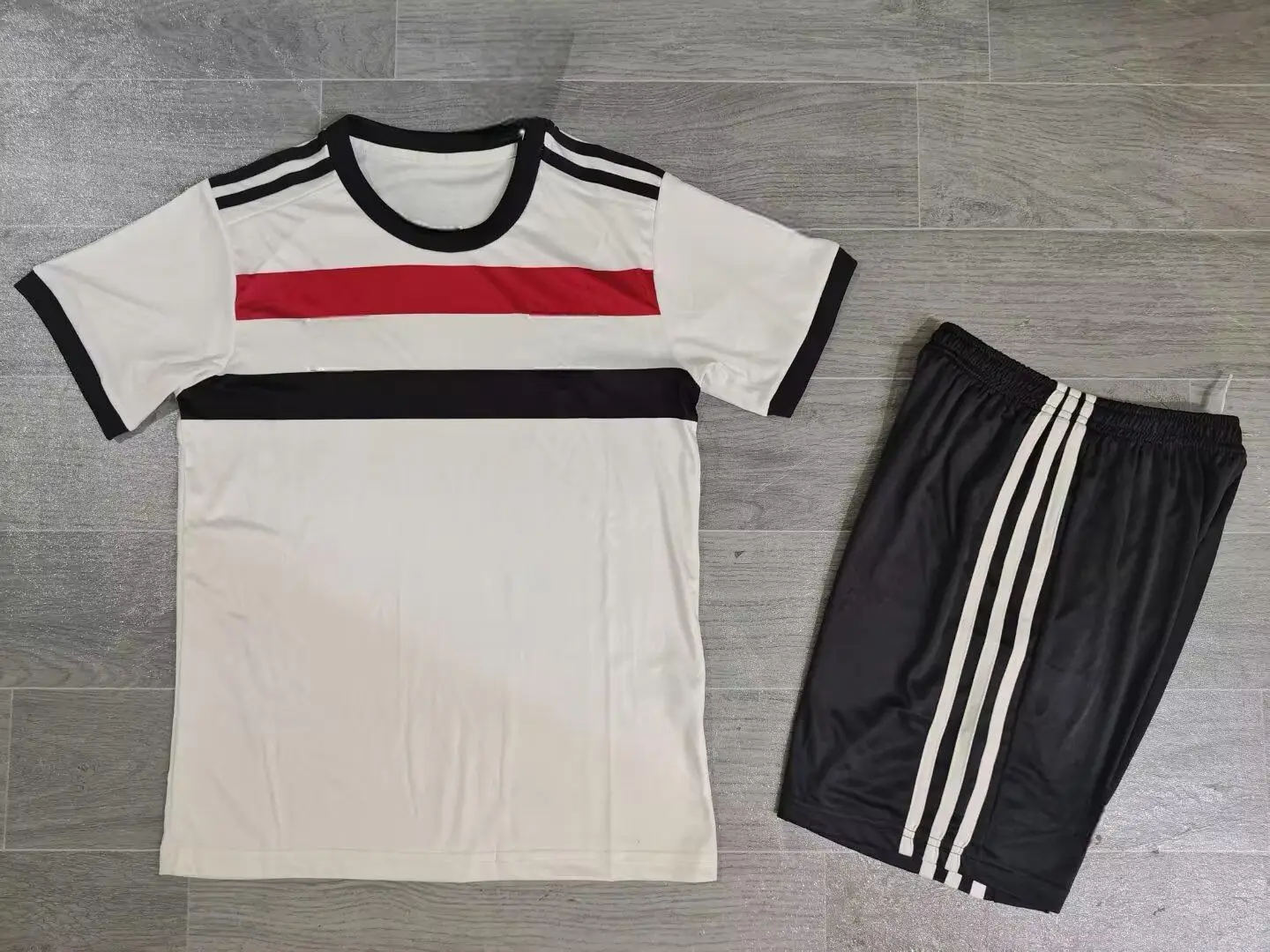 Casual Short-sleeved Football Training Suit men tracksuits set