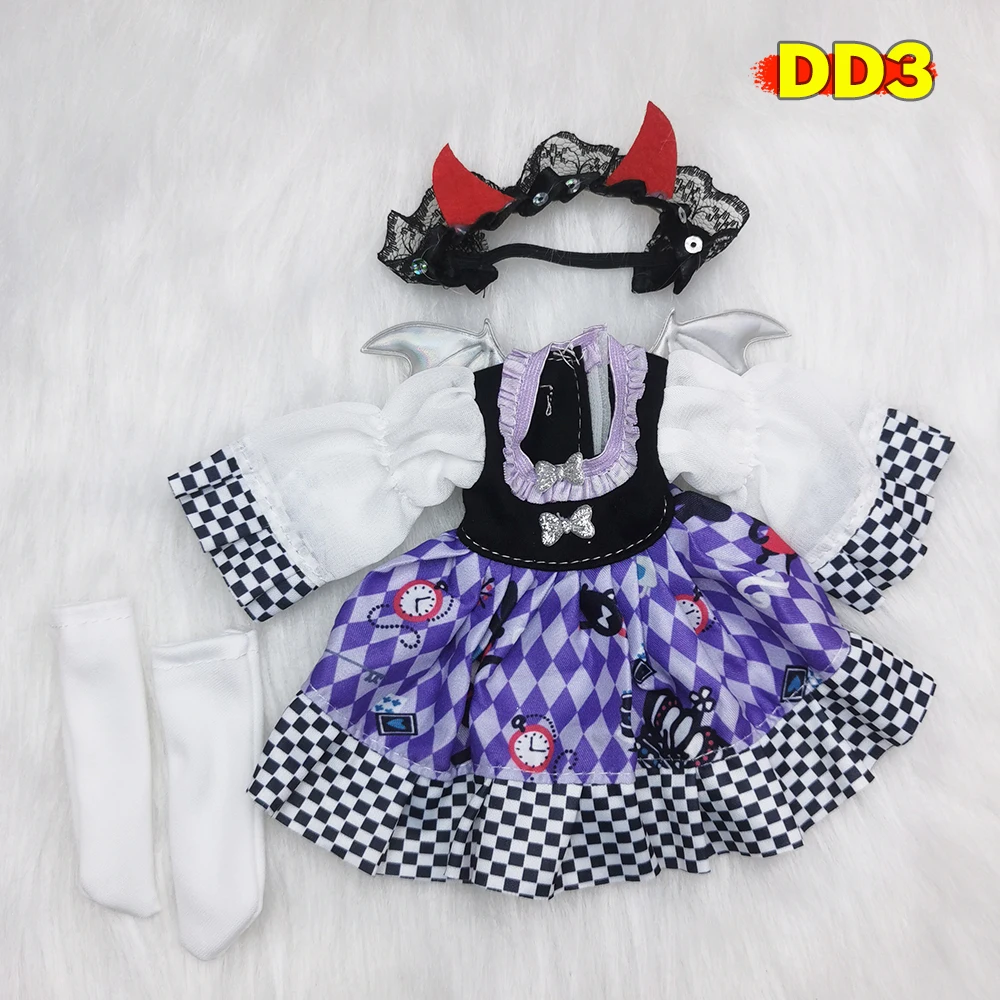 Puppenkleidung 30 cm BJD Kleid 1/6 Gelenkpuppen Zubehör OB24 Kleidung Winter Socken und modische süße Mütze – Detail 9
