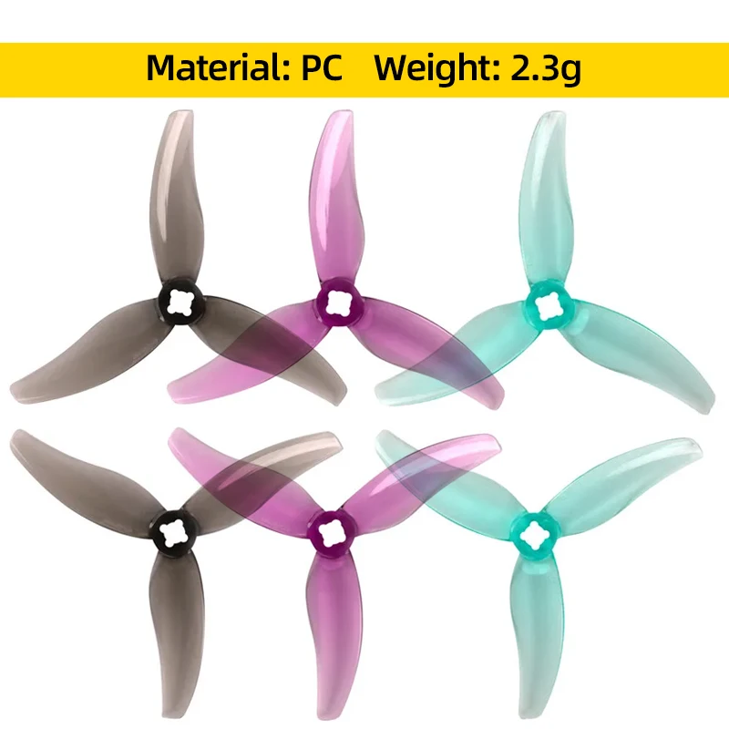 8/10/12Pairs Gemfan Hurricane 3630 3-Blade Propeller CW/CCW 3.6X3X3 PC Props For FPV Freestyle 3.5inch Toothpick Foxwhoop Drone drone accessories