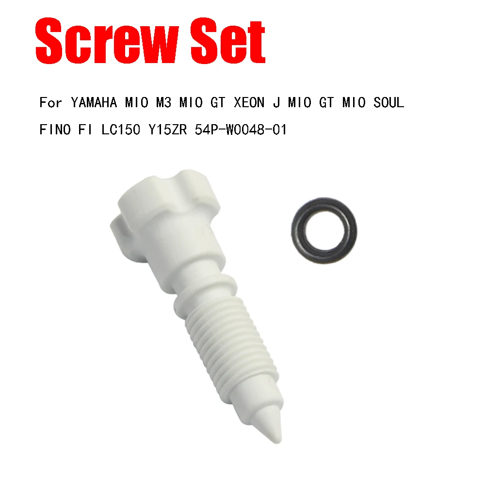 Per Yamaha Mio M3 Mio Gt Xeon J Mio Gt Mio Soul Fino Fi Lc150 Y15Zr Set Di Viti Di Regolazione Del Minimo Del Corpo Farfallato