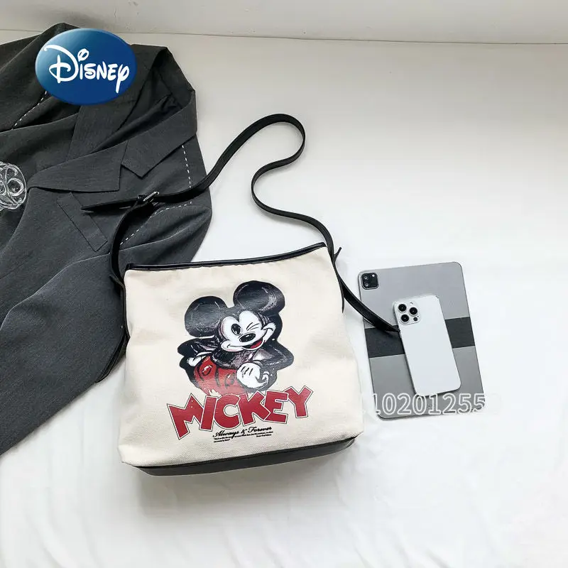 Disney Mickey New Women's One Shoulder Crossbody Bag Luxury Brand Women's One Shoulder Bag Cartoon Cute Fashion Women's Bag
