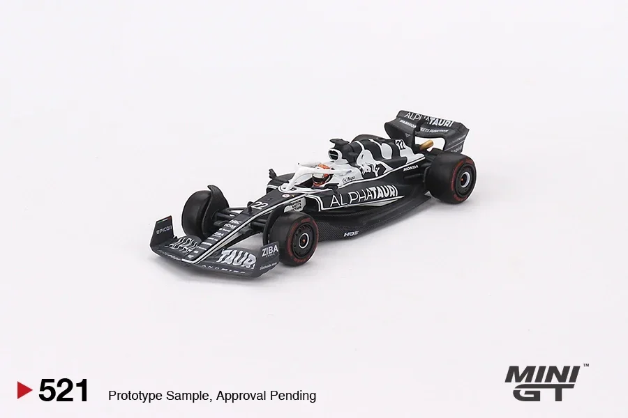 

MINIGT 1/64 AlphaTauri AT03 #22 Yuki Tsunoda 2022 F1 MGT00521-CH Car Alloy Toys Motor Vehicle Diecast Metal Model Kids Toys Boys