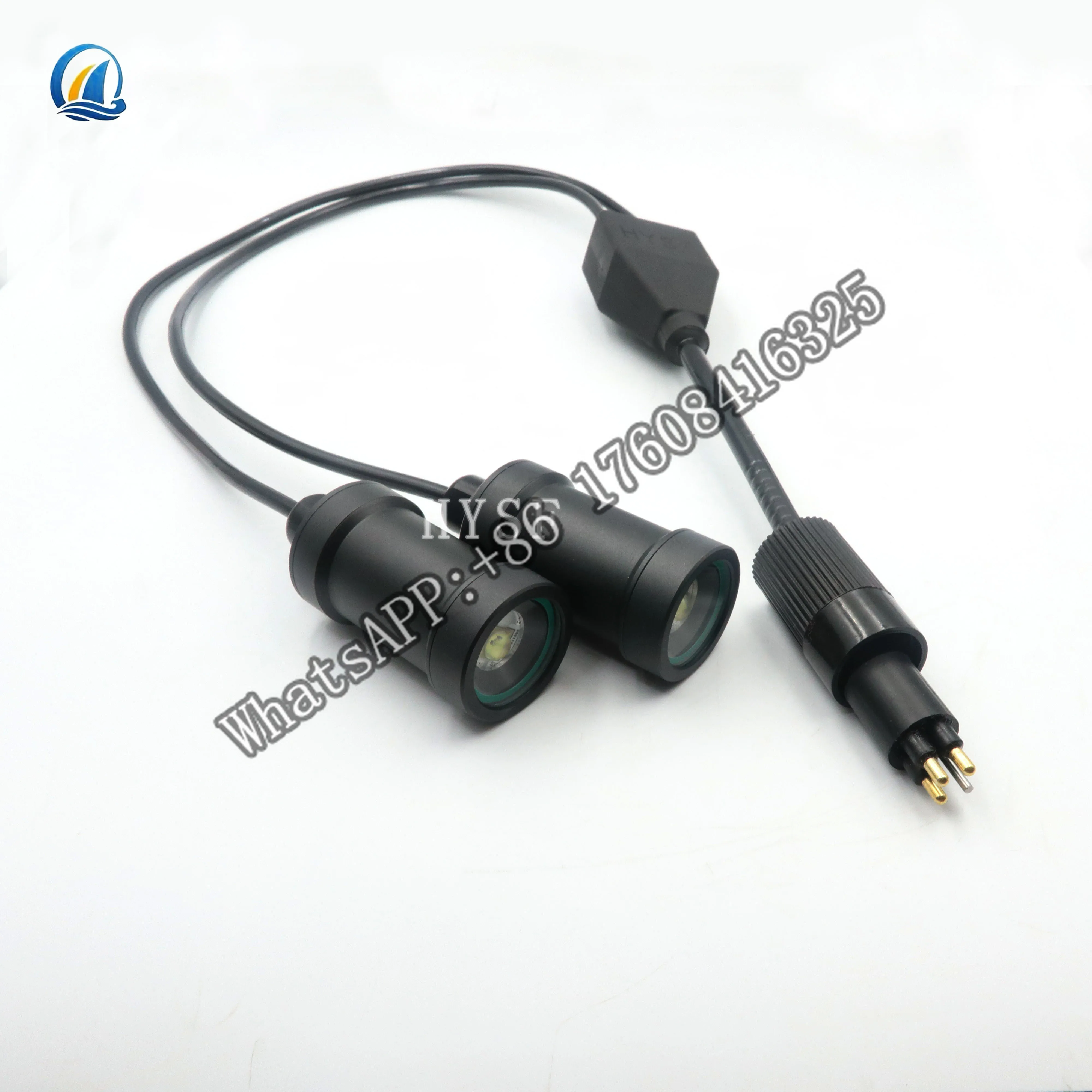 

Customized one driven two watertight cable male/female deep water connector