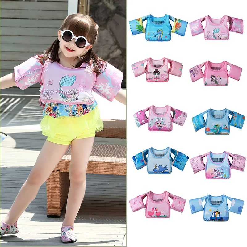 Children Floating Circle Water Sleeves Floating Coat Vest Circle Swimming Float Arm Circle Children's Boys Girls Equipment 4