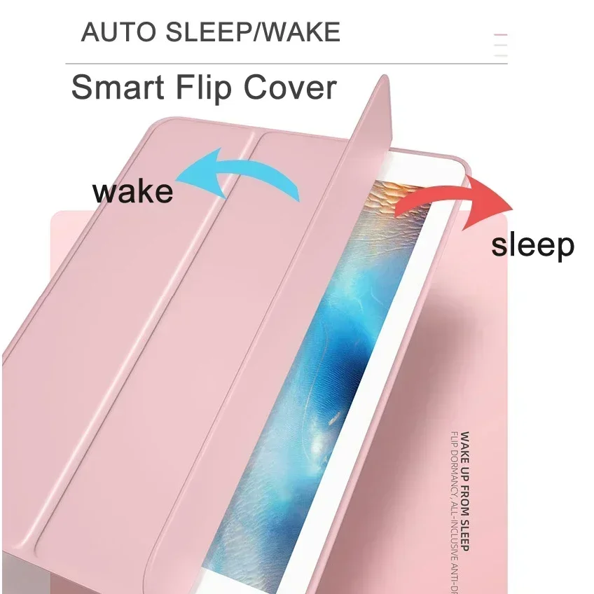 Premium Leather Soft Stand Cover with Auto Sleep/Wake Feature