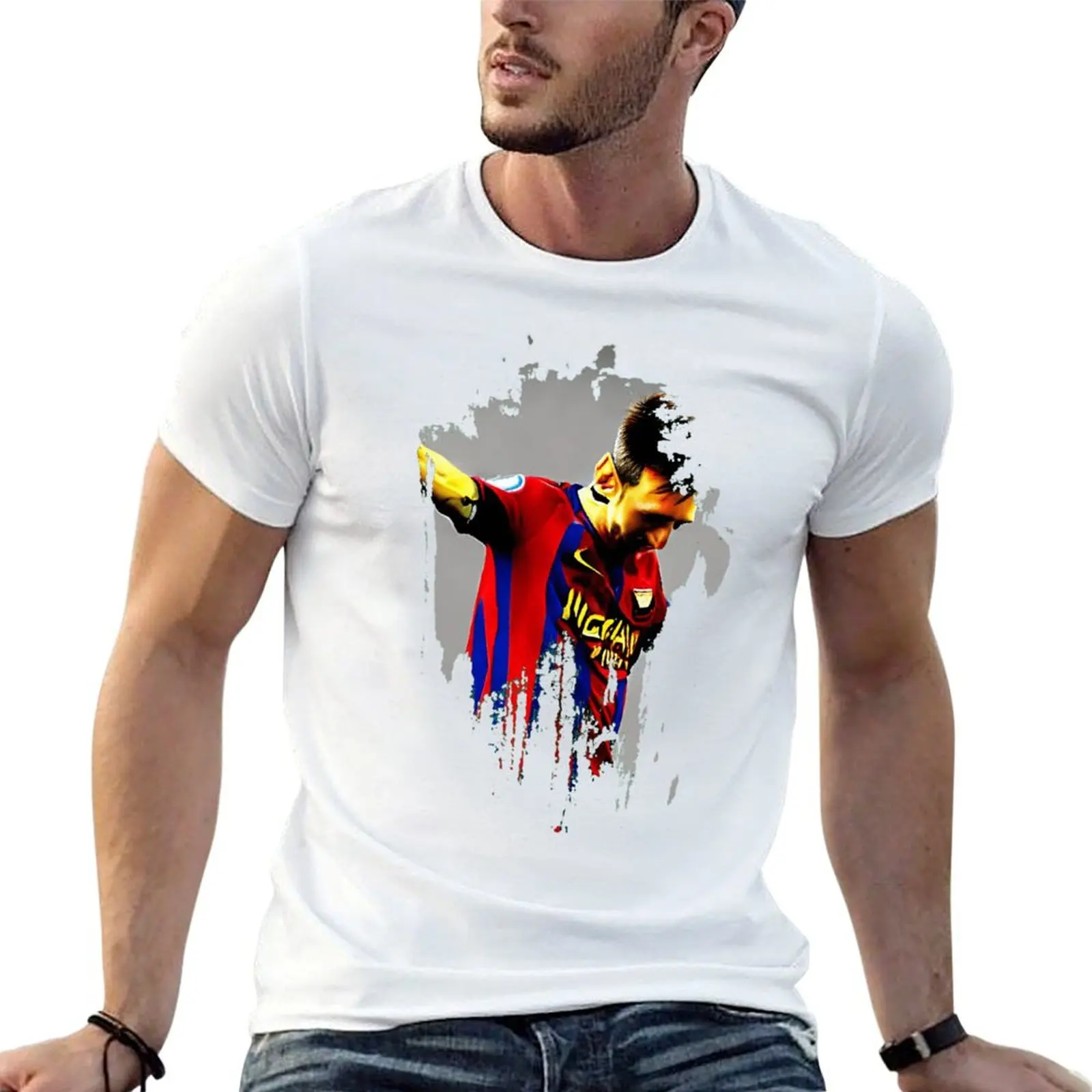 Fresh Celebration Gost And Andrre E Messi E Argentina No.10 Goat Caricature 47 T-Shirt Movement Top Tee Unique Funny Aact
