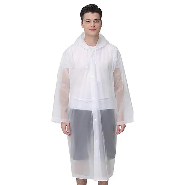 Lightweight Raincoat Men Long Trench Coat Waterproof Raincoats Rain Gear For Women With Hooded Card Style Windproof Cycling 1