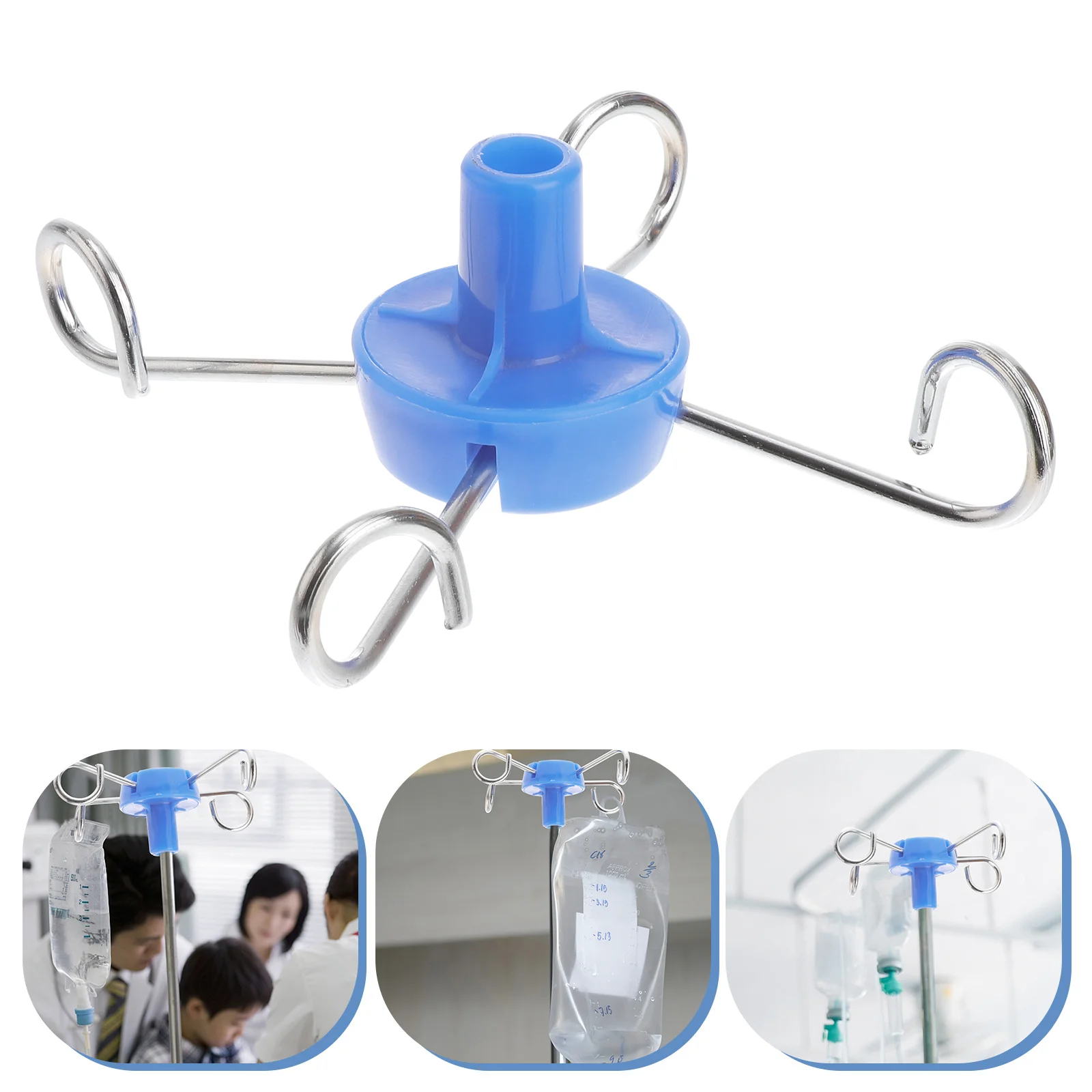 

Inverted Hook Vertical Infusion Stand Hanging Rack Standing Garment Rack Clinic Part Drip