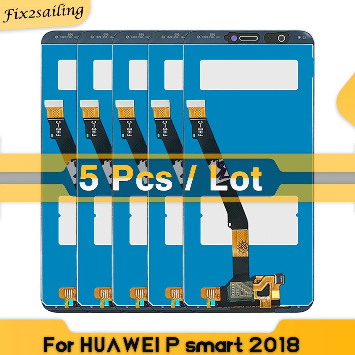 5 Piece For Huawei P Smart 2018 Figlx1/la1/lx2 Lcd Display Touch