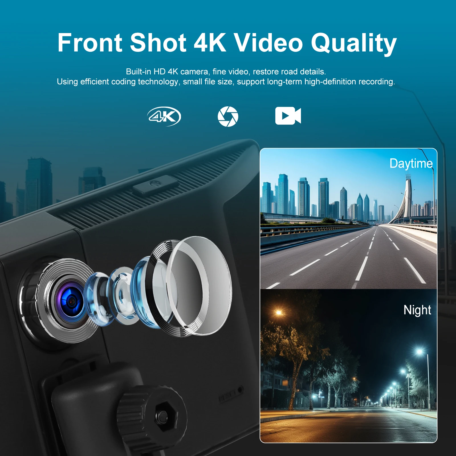 Podofo  ī޶ ADAS ڵ  ī÷, ȵ̵ ڵ IPS , ÷, ȵ̵ ĳƮ  , 11.3 ġ 2.5D DVR, 4K