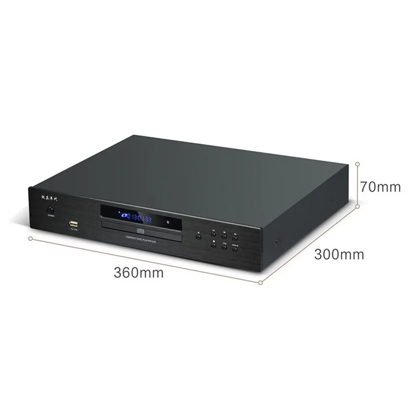 Professional HIFI CD Player Bluetooth 5.0 USB Read Play Coaxial Optical Balanced Out Audiophile Music Player DTS5.1 Decoding