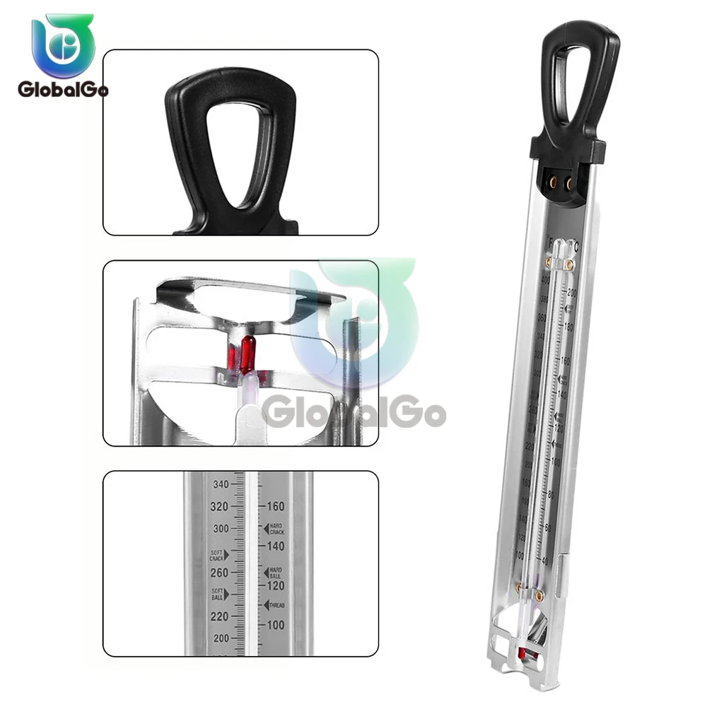

Stainless Steel Kitchen Craft Cooking Thermometer For Jam Sugar Candy Liquid Boiled Sugar Thermometer Tool Instrumentation