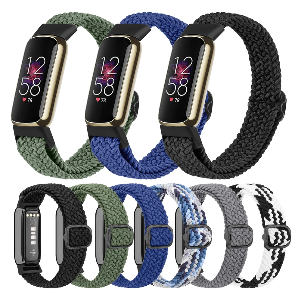 Cinturino Intrecciato Elastico Per Cinturino Fitbit Luxe Cinturino Regolabile In Nylon Per Cinturino Fitbit Luxe Sostituzione Correa