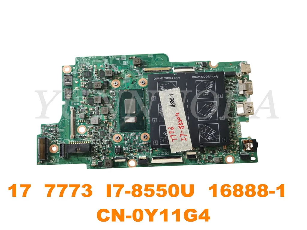 

Оригинальная материнская плата для ноутбука DELL Inspiron 7773, модель 17, 7773, 16888-1, товар прошел проверку, бесплатная доставка