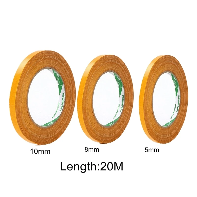 Fita dupla face transparente, Grid Fiber de alta viscosidade, Sticky Adhesive Fiber Mesh Tape, 3