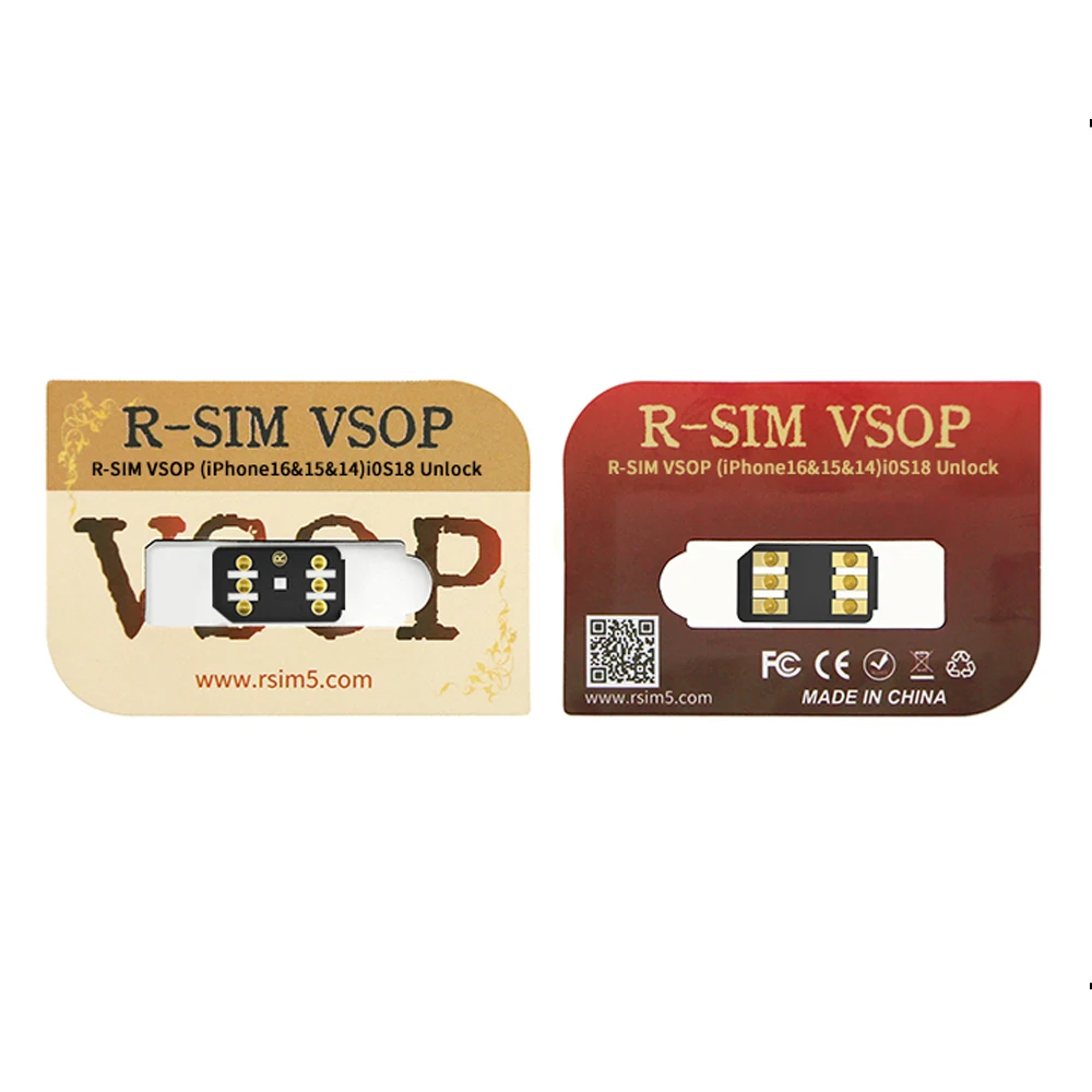 R-SIM VSOP iOS18用SIMカードのロック解除 iPhone 8～16Pro Max