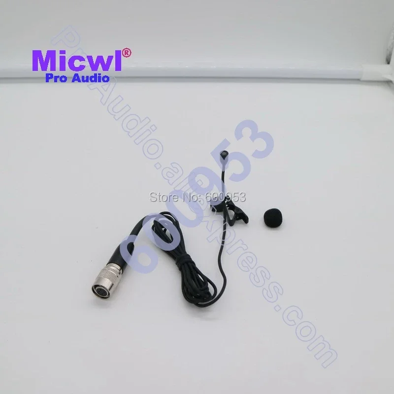 MICWL A5-TH Micro Mini Microphone à revers Lavalier omnidirectionnel à clipser pour Audio Technica poche sans fil Hirose 4 broches 1 MICWL A5-TH Micro Mini Microphone à revers Lavalier omnidirectionnel à clipser pour Audio Technica poche sans fil Hirose 4 broches 1