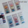 200 Sheets Creative Transparent PET Waterproof Sticky Note Pads Notepads Posits for School Stationery Office Supplies 1