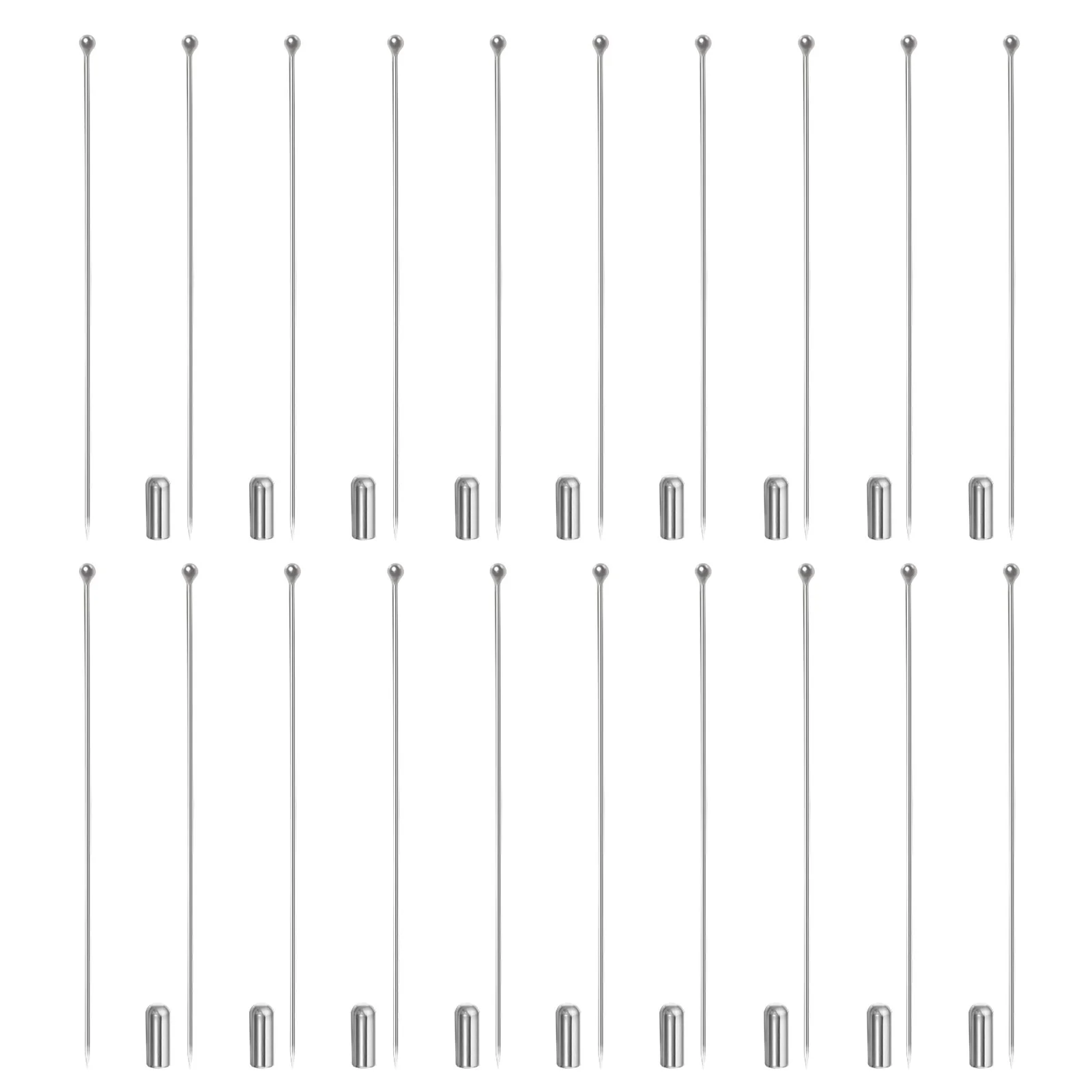 

20 Pcs Craft Supplies Lapel Brooch Pin Stick Round Head Handmade Products DIY Clothing Accessories