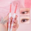 1pcs Beauty Eyeliner Pencil Eyeliner Gel Pen Waterproof Long Lasting Silkworm Pen Black Brown Eyeliner for Beginners Eye Makeup 4