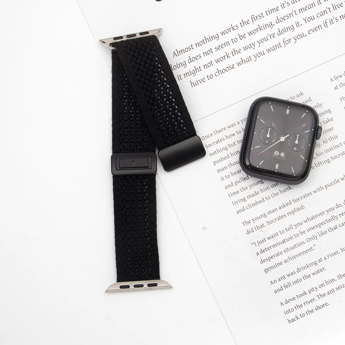 Braided Loop Nylon Strap for Smartwatch - Durable and Stylish Replacement Bracelet Band