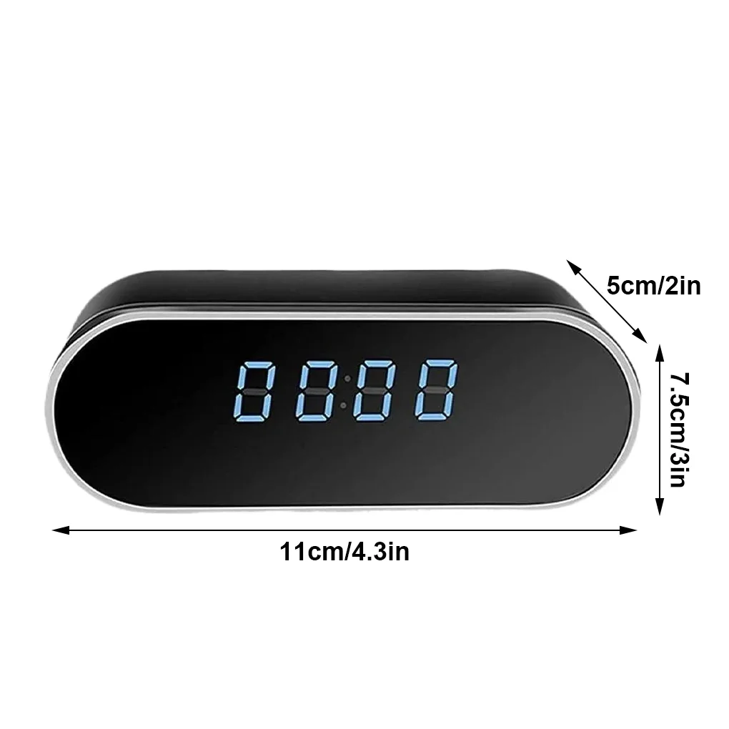Mini Camera 4K Clock camera Home monitoring video Infrared night vision Mobile detection Wifi Remote viewing HD Wireless