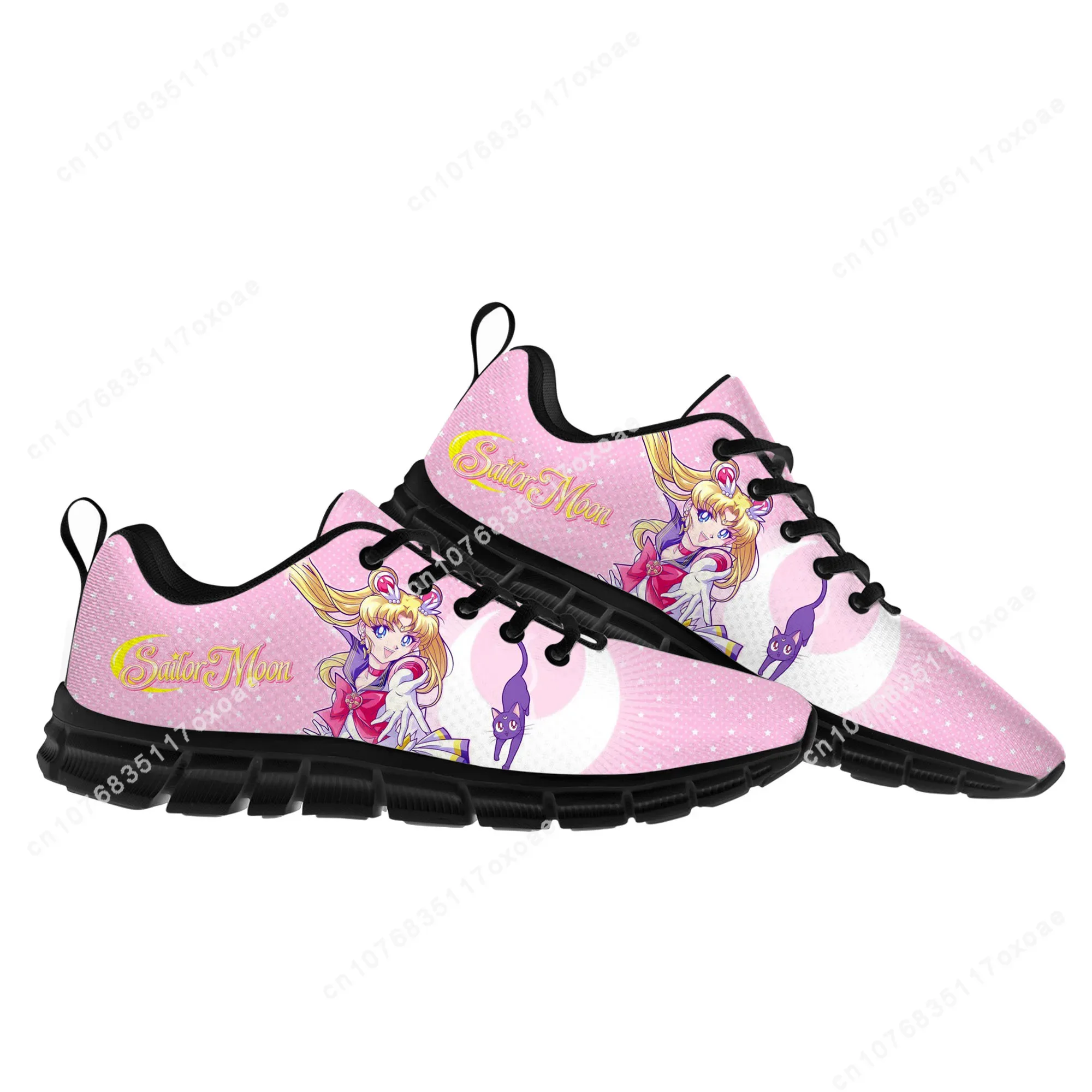 

Anime Moons Manga Cartoon Sailors Sports Shoes Mens Womens Teenager Kids Children Sneakers Casual Custom Quality Couple Shoes