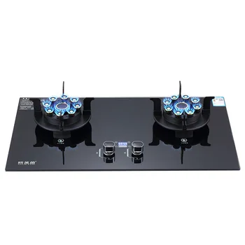 Household Gas Burner Stove for Kitchen Cooktop Upgrade Timing Flip Kitchen Gas Cooker Energy-saving Embedded Fierce Fire Stove 1