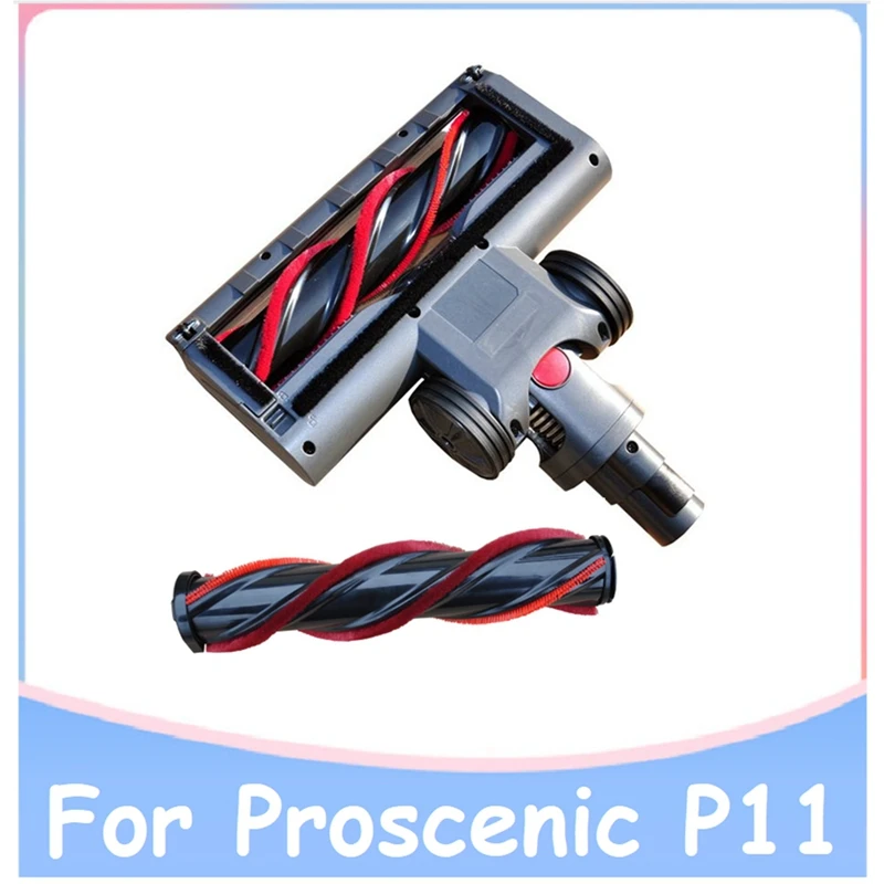 

For Proscenic P11 Wireless Hand Held Vacuum Cleaner Electric Floor Brush Head With Roller Brush Replacement Accessories