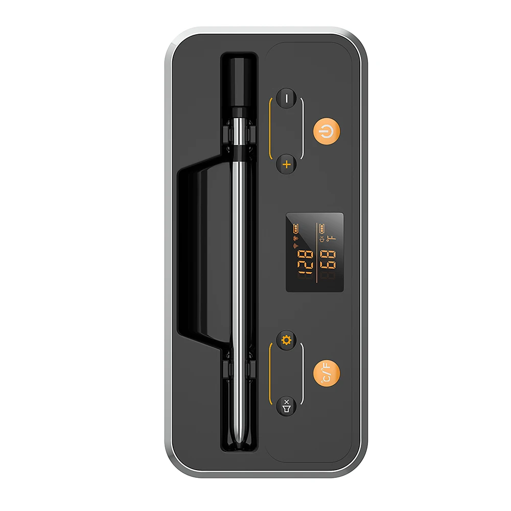 Wireless Meat Thermometer Digital Bluetooth Water-proof Probe with Display & Booster for Grilling Smoking Grill Oven Smoker 6