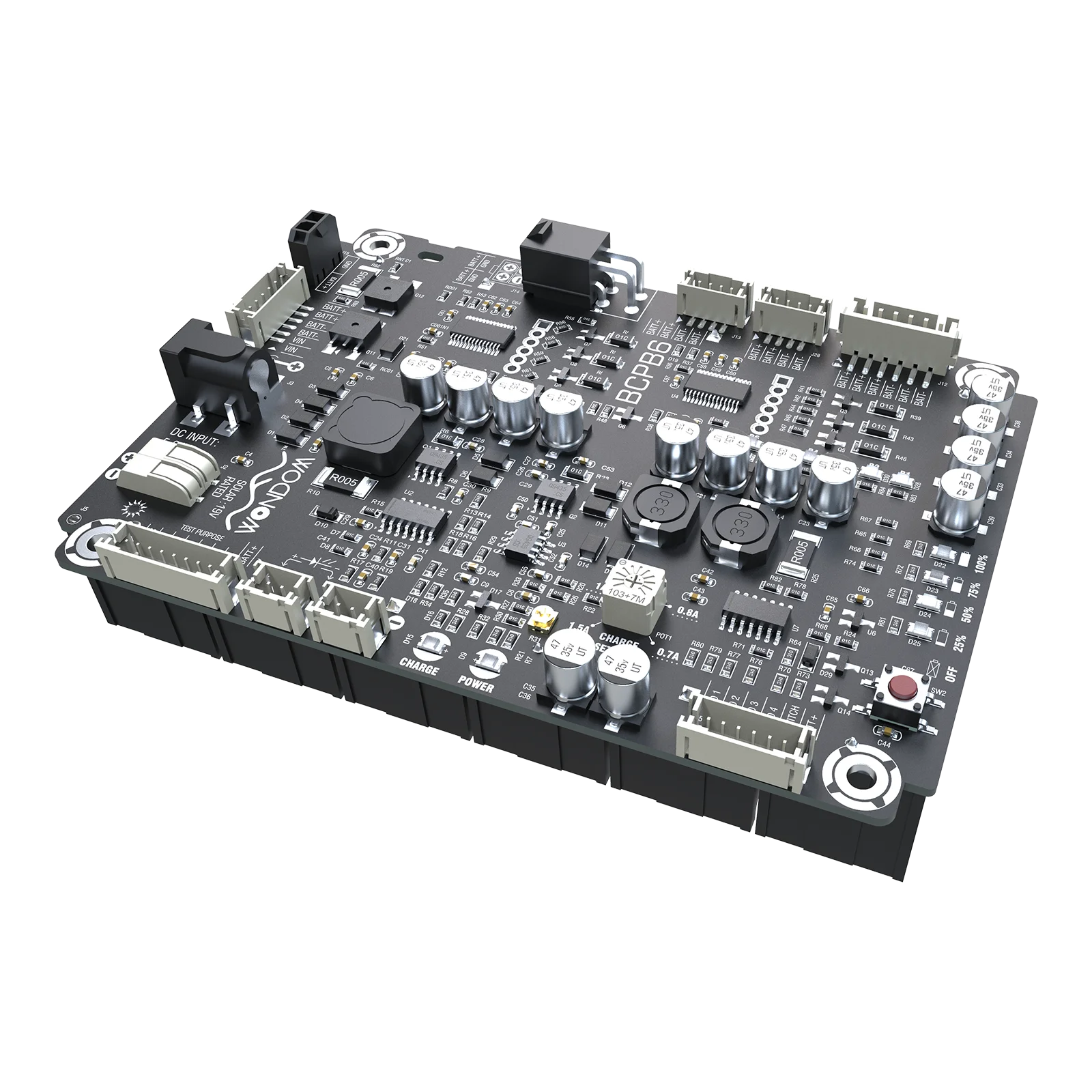 6S 18650 5-24V INPUT LITHIUM BATTERY CHARGING AND PROTECTION BOARD DESIGNED FOR 24V VEHICLE BATTERY SYSTEM 5