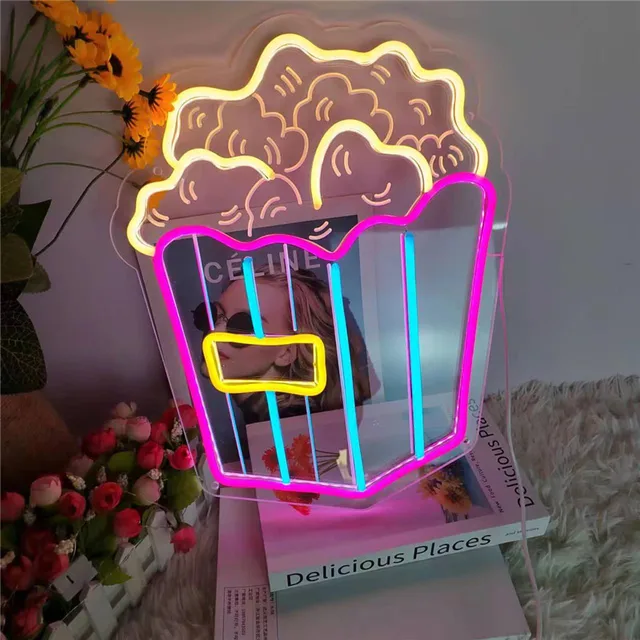 Donut Shaped Neon Sign Night Light