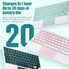 Keyboard Case For Samsung Galaxy Tab S10 Plus S9 S9FE S8+ S6 Lite s7 Detachable Keyboard Funda Cover For SM-X510/X516B X810 X210 4