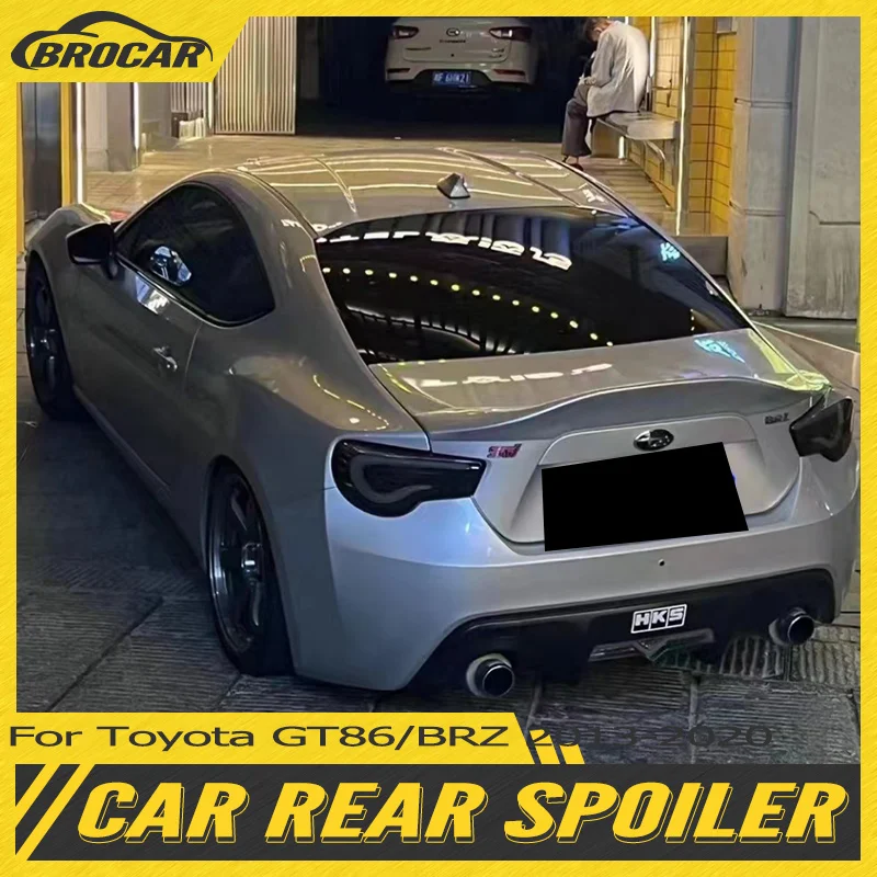 

For Toyota GT86/Subaru BRZ 2013 - 2020 LEG Style FRP / Real Carbon Fiber Rear Spoiler BRZ GT86 Rear Tailgate Spoiler Splitter
