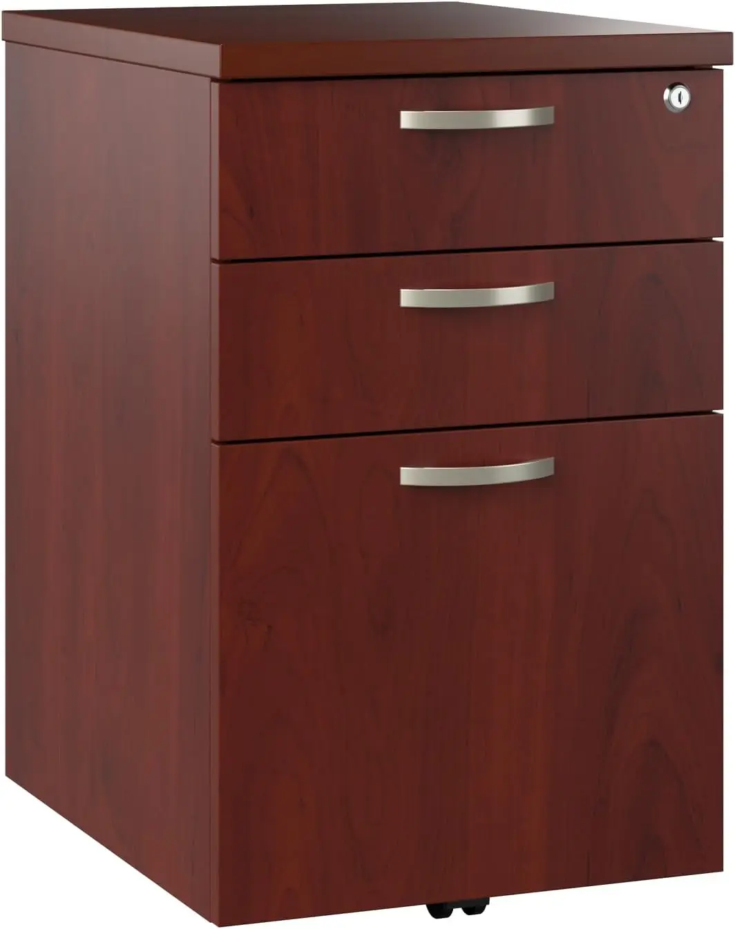 

Bush Business Furniture Office in an Hour 3 Rolling File Cabinet | Mobile Under Desk Drawers for Letter, Legal