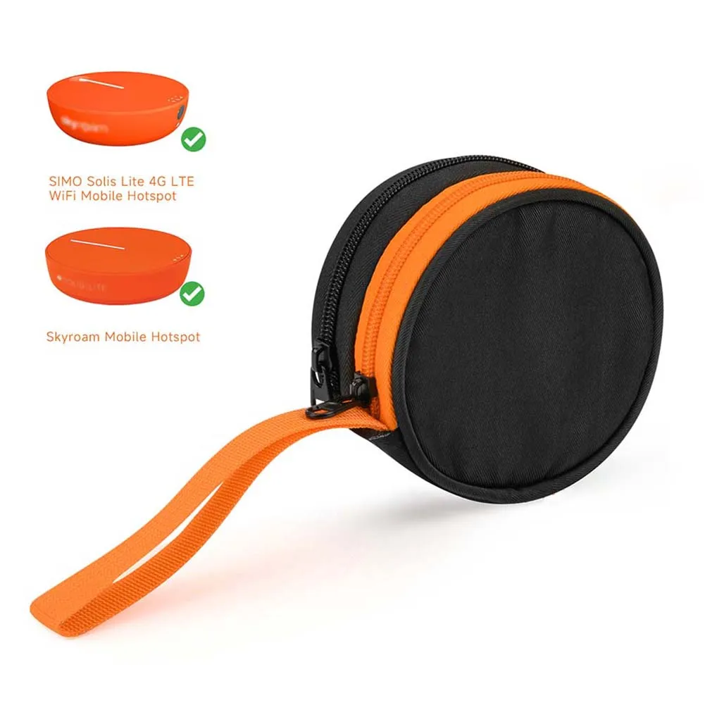 For Solis Lite Protective Case Shockproof Nylon Storage Handbag Wear Resist 4G Mobile Hotspot Travel Case Outdoor Storage Bag