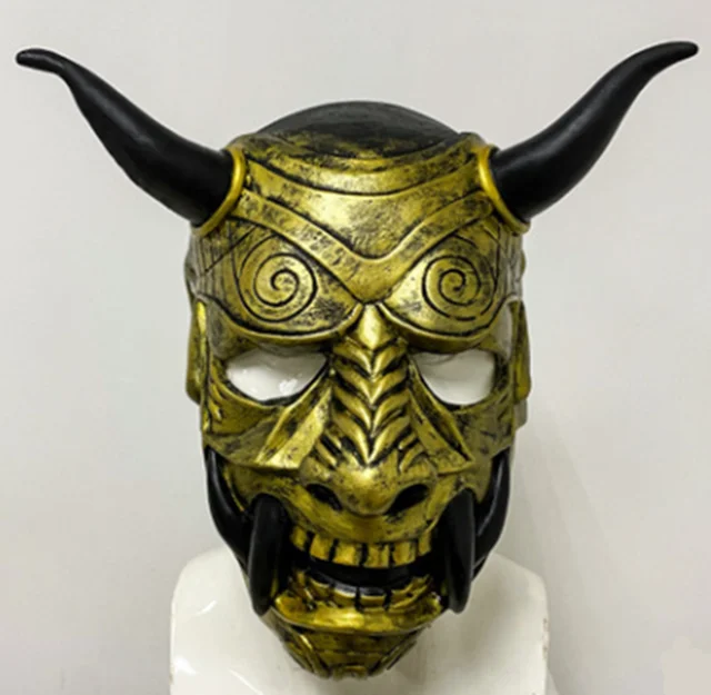 Halloween Japanese Hannya Demon Oni Samurai Noh Kabuki Prajna Devil