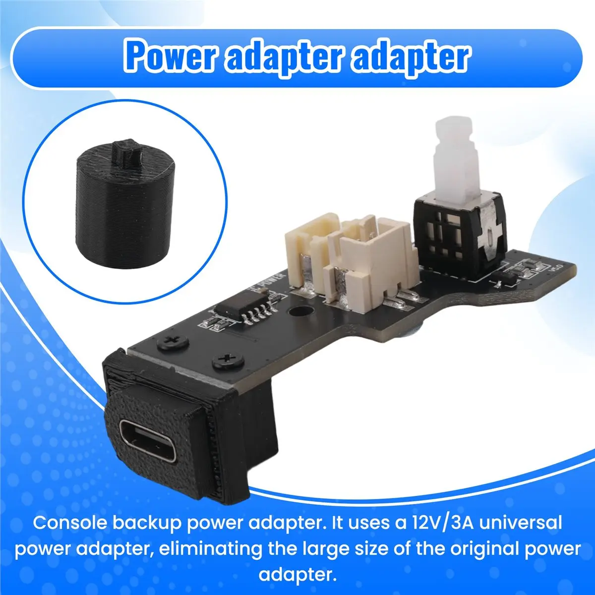 NGC 게임큐브 전원 어댑터용 A10R 새로운 Type-C 인터페이스 NGC 게임 콘솔 DOL-001/101용 전용 PSU 전원 공급 장치