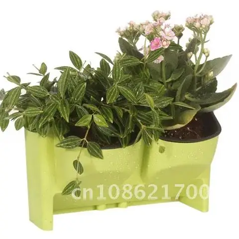 

Pot Flower Wall Hanging Vertical Stackable Planter Garden Succulents Bonsai Home Decor Plant Pots