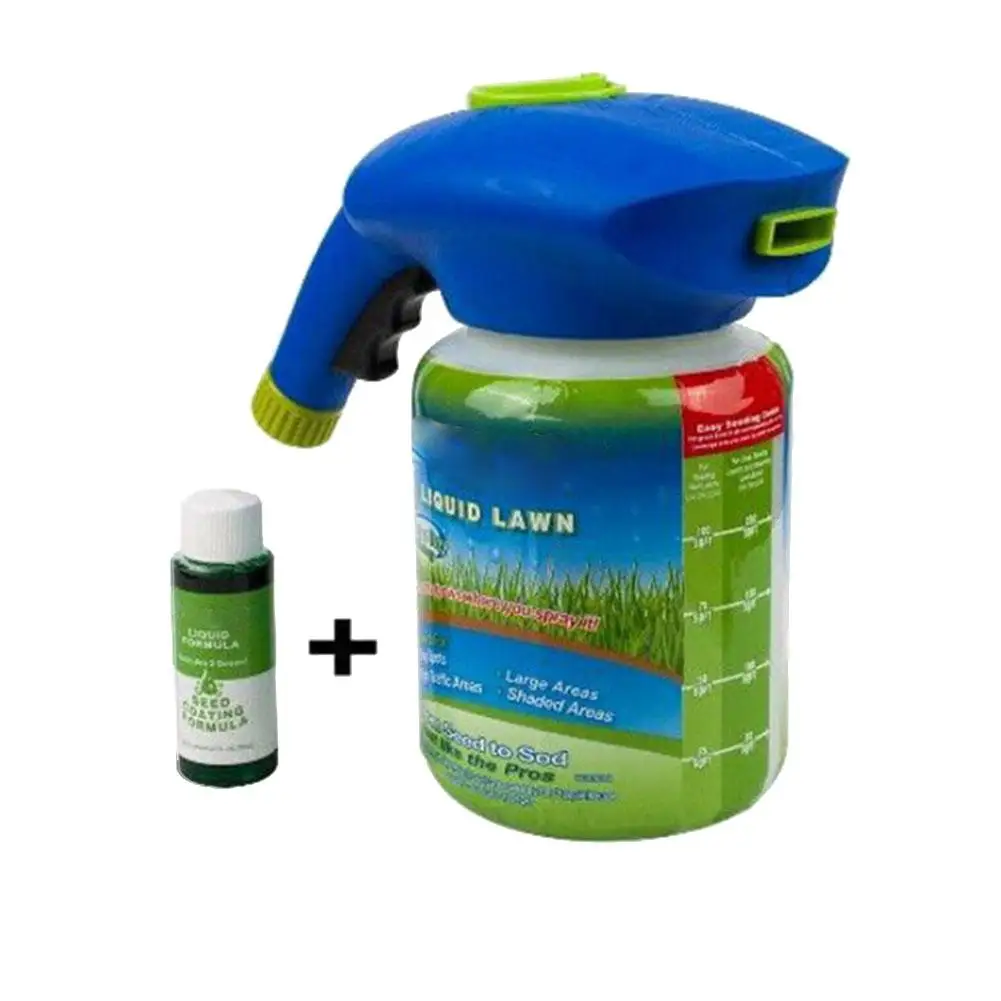 1set Including Liquid Garden Lawn Household Seeding System Liquid Spray Device For Lawn Care Tools 
