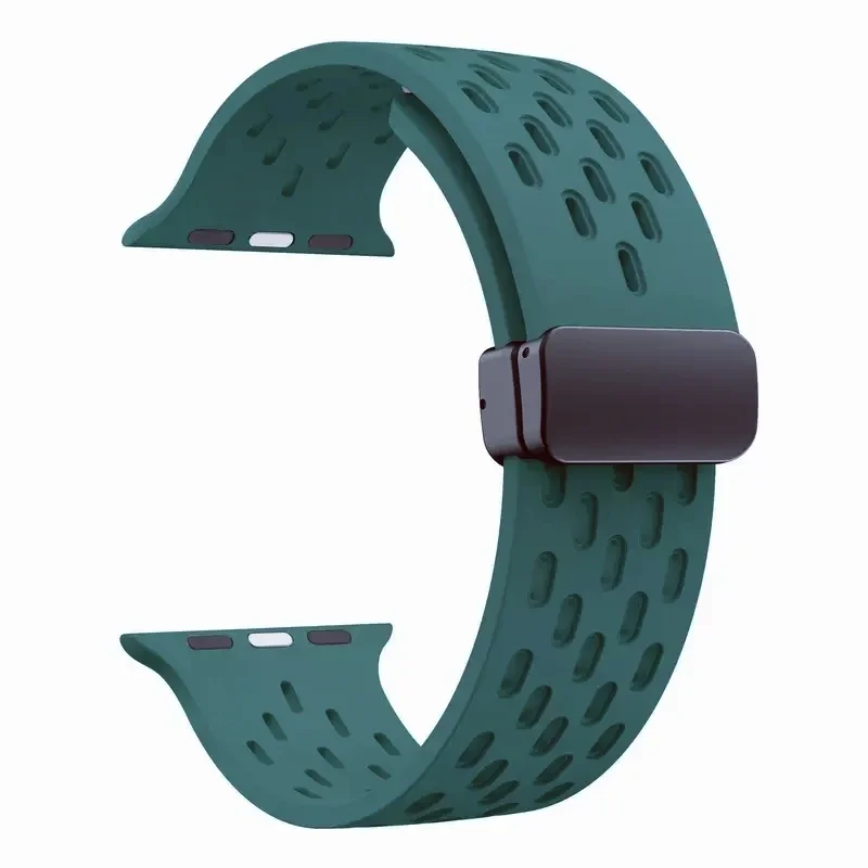 Universal Magnetic Silicone Watch Strap - Premium Adjustable Replacement Band