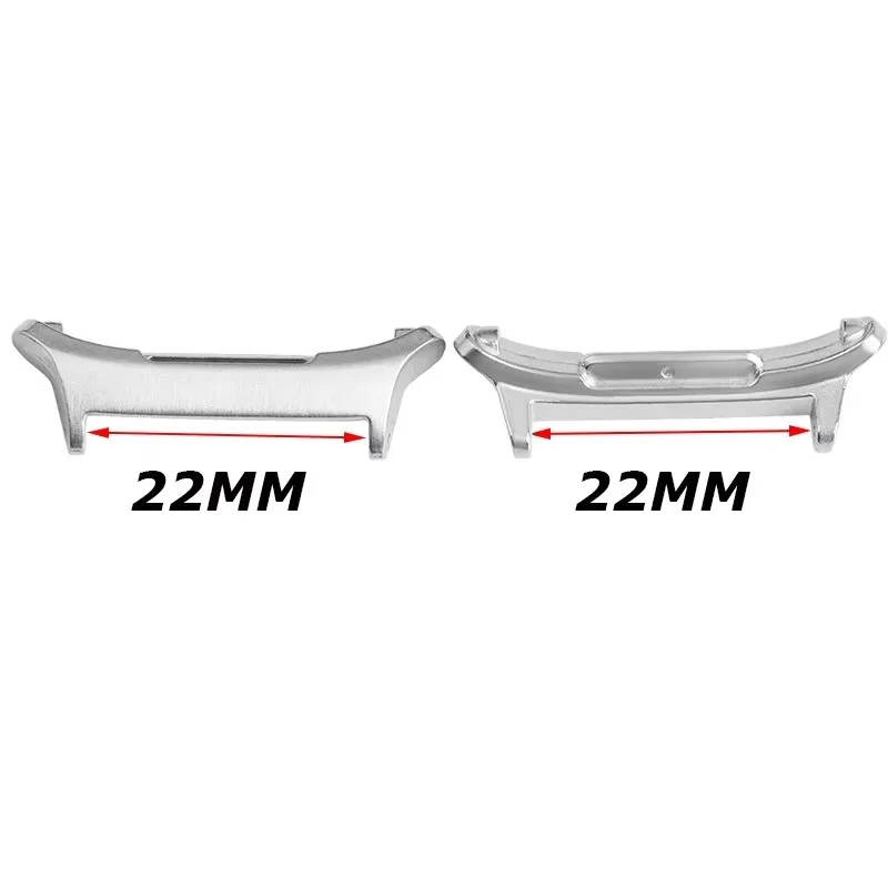 Enhanced Stainless Steel Strap Adapter Connector for 47mm Watch - 20mm, 22mm & 24mm Band Options