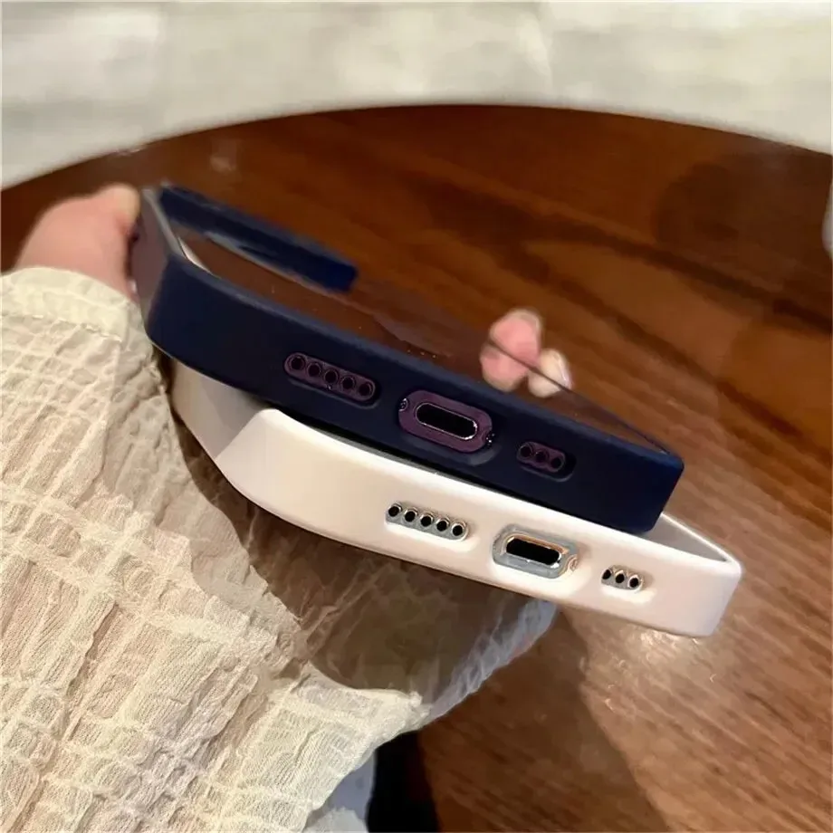 Luxury Magnetic Wireless Charging Shockproof Transparent Bumper Cover