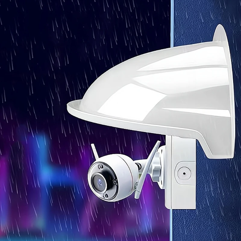 Security Camera Sun Rain Cover Hard Camera Cover Shield Outdoor Protective Roof For Dome Type Surveillance