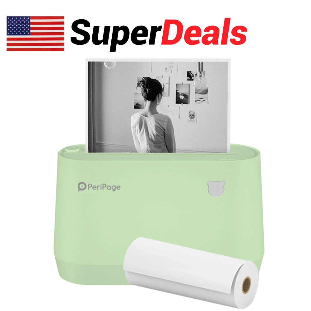 Original Peripage A9 Pro Bt Portable Thermal Pocket Printer 304dpi