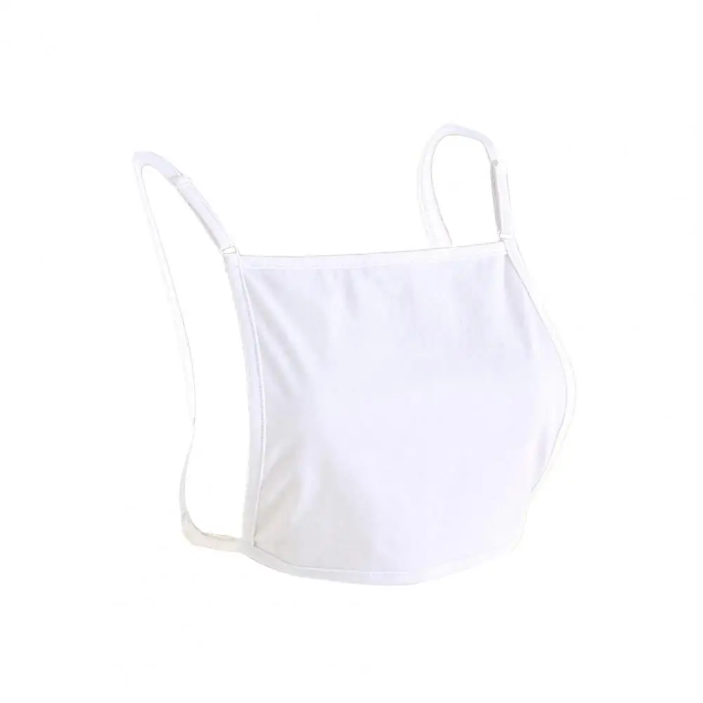 Women Exposure-proof Top Anti-exposure Chest Wrap Backless Camisole Bra Set Invisible Modesty Panel Vest for Cleavage