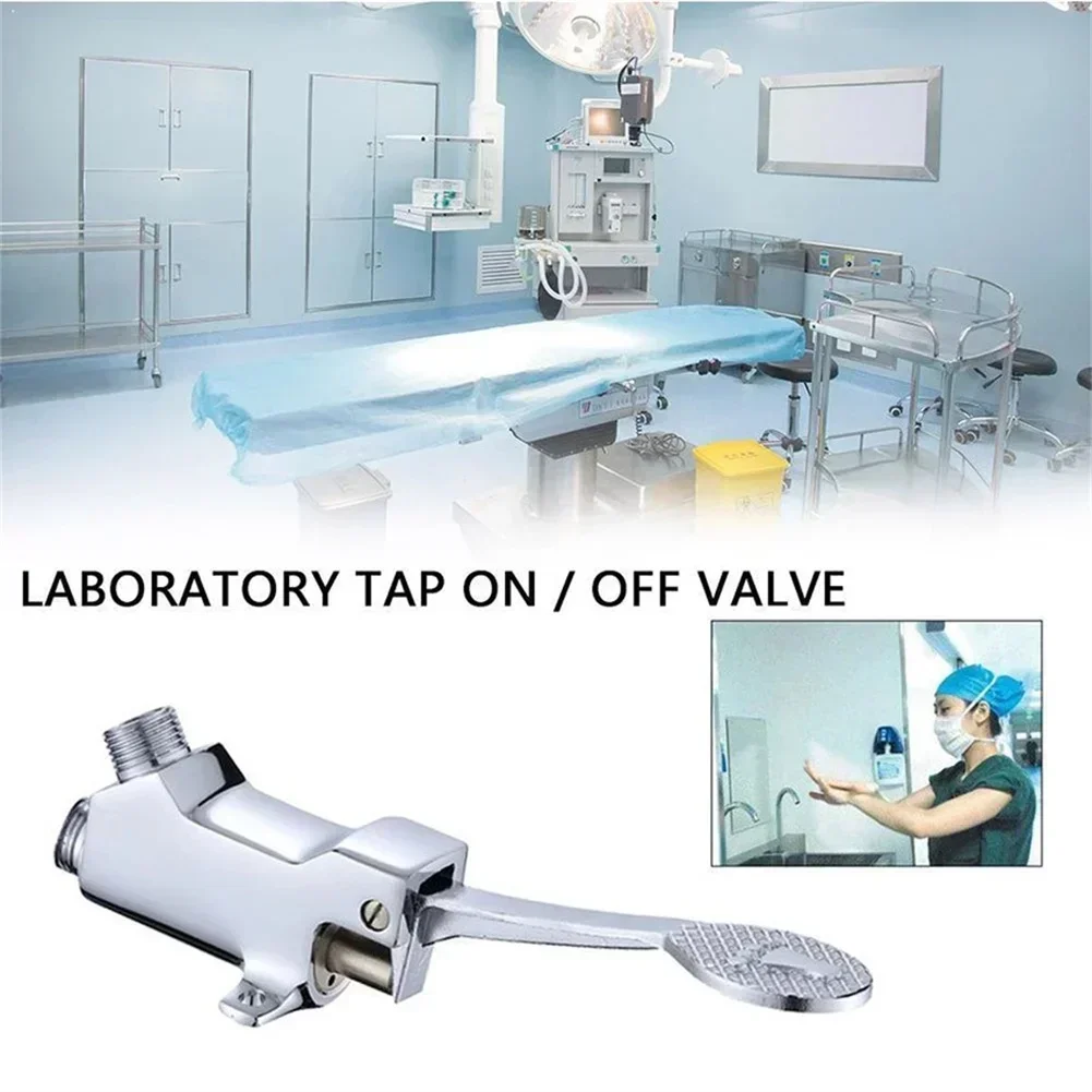 Floor Foot Pedal Control Switch Tap Valve Faucet Copper Basin Single Cold Water Tap Bathroom Hospital Hotel Pedal Water Faucet