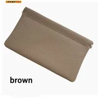 Homefish Storage Bag PU Leather For Long Wallet Passport Driver's License Document Holder Data Cable Cosmetic Bag for Women Men